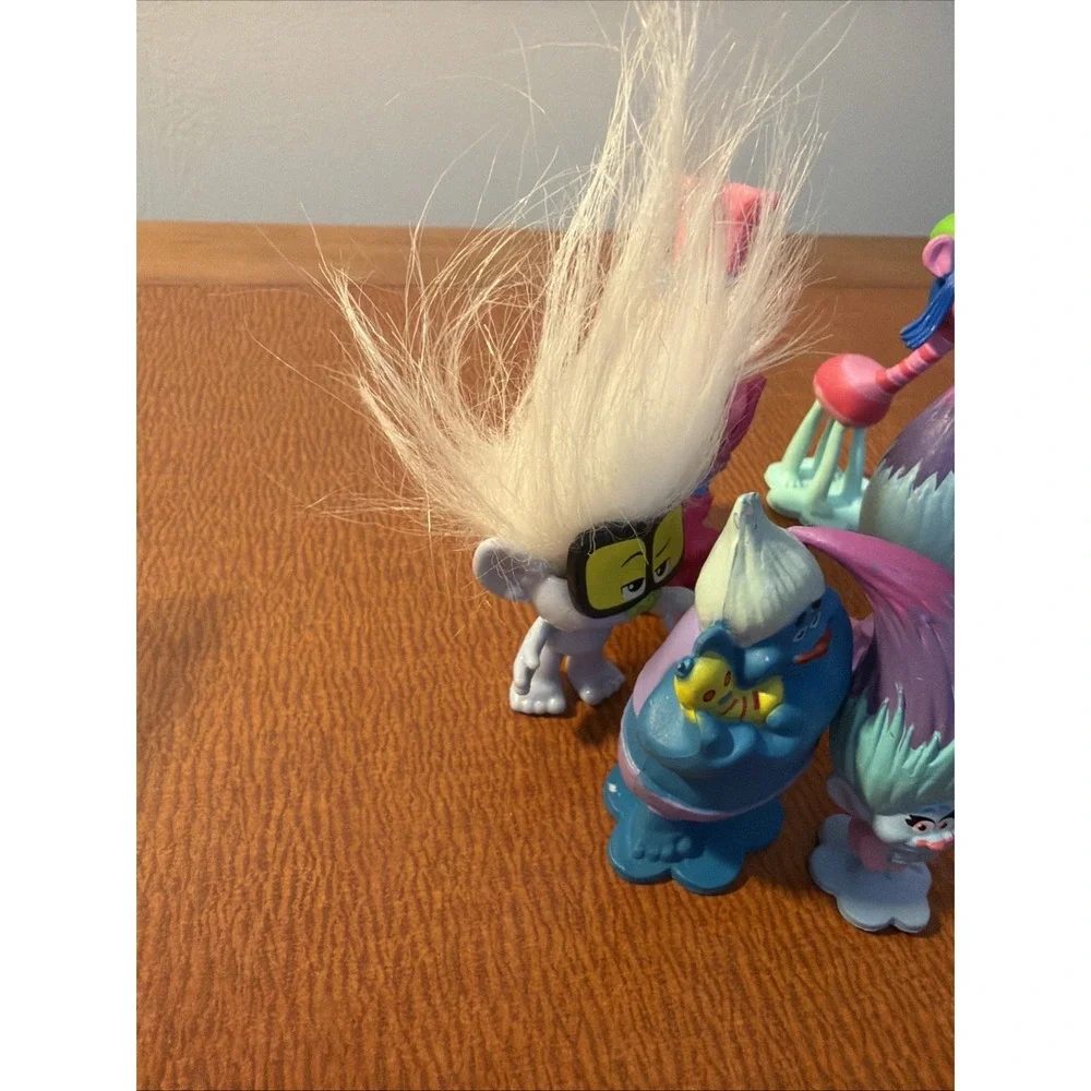 Dreamworks Trolls Figures Toy‎ Lot Of 12 Cake Toppers Toys